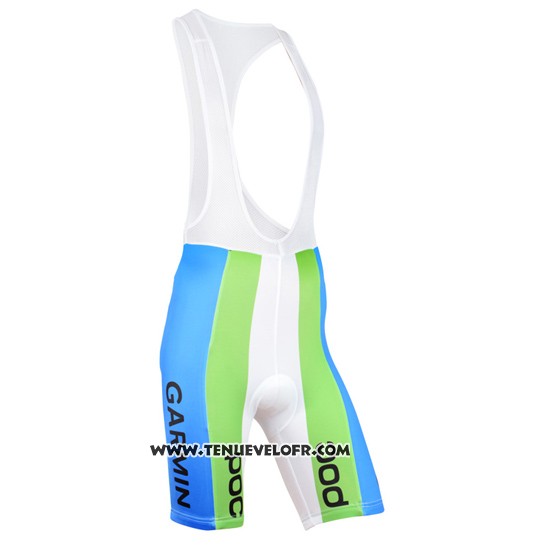 2015 Maillot Ciclismo Cannondale Vert et Blanc Manches Courtes et Cuissard